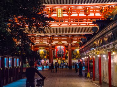 Senso-Ji Tapınağı Tokyo - ünlü içinde Asakusa Sensoji - Tokyo, Japonya - 12 Haziran 2018