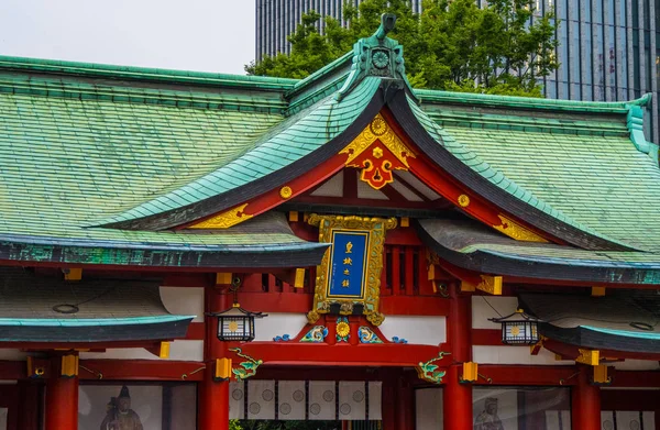 Famous Hie - Shrine in Tokyo in the evening - TOKYO, JAPAN - JUNE 12, 2018 — Stock Photo, Image