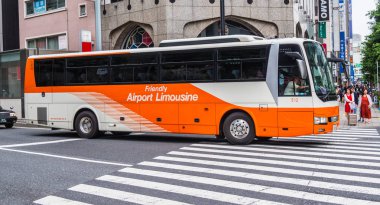 Havaalanı transferi otobüs Tokyo - dostu Havaalanı Limuzin - Tokyo, Japonya - 17 Haziran 2018