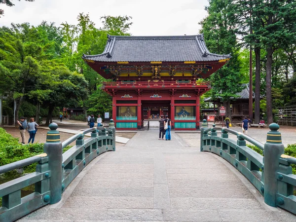 Ünlü Şinto tapınak Tokyo - Bunkyo içinde Nezu Jinja - Tokyo, Japonya - 17 Haziran 2018