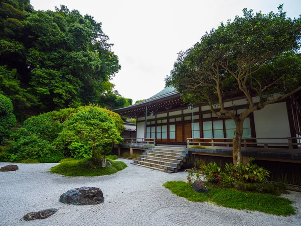 Traditionelles japanisches Haus in kamakura - tokyo, japan - 17. Juni 2018 — Stockfoto