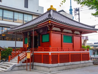 Tokyo Asakusa küçük tapınak