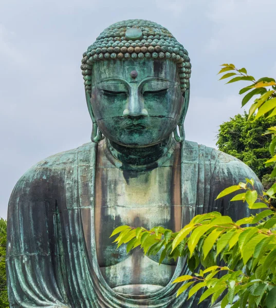 Nejslavnější orientační bod v Kamakura - The velký Buddhy Daibucu — Stock fotografie