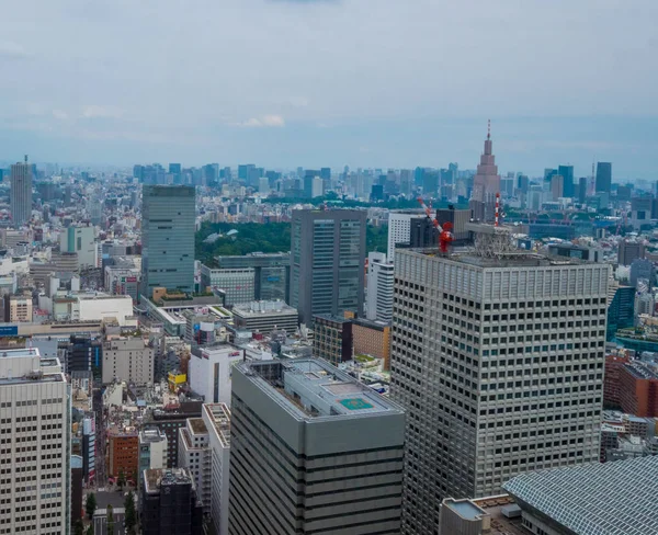 Aerial view over the big city of Tokyo — Stock Photo, Image