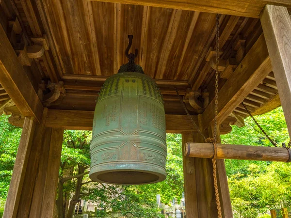 Japanese Bell in a Temple in Kamakura — Stock Photo, Image