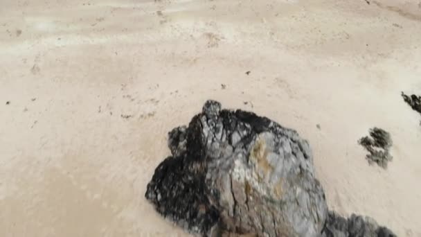 Geweldige Sango zand strand van Durness in de Schotse Hooglanden — Stockvideo