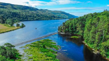 İskoçya Highlands güzel manzara
