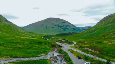 Glencoe İskoçya Highlands harika manzara