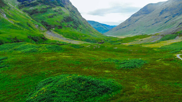 The amazing Scottish Highlands - Glencoe valley in Scotland