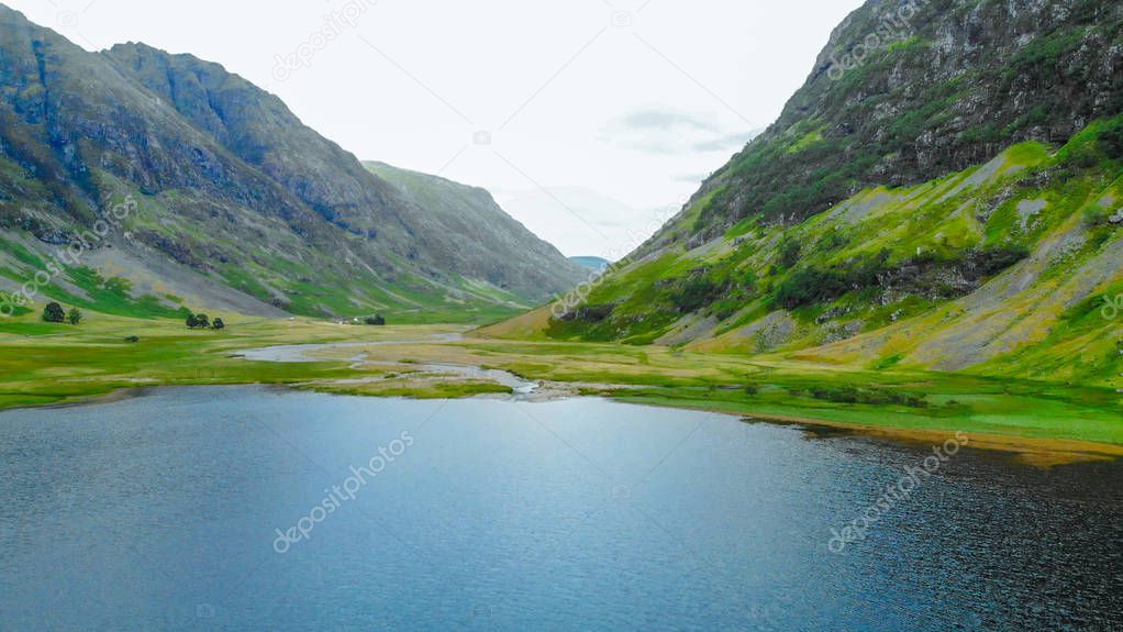 The amazing Scottish Highlands - Glencoe valley in Scotland