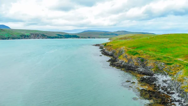 Kyle Durness İskoçya Highlands - havadan görünümü — Stok fotoğraf