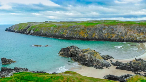 Sango Sands beach, a skót felföldön a fenti Durness — Stock Fotó