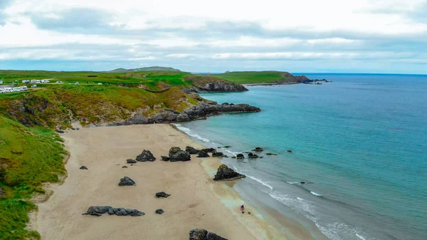 Increíble playa de arena Sango en Durness en las Highlands escocesas — Foto de Stock