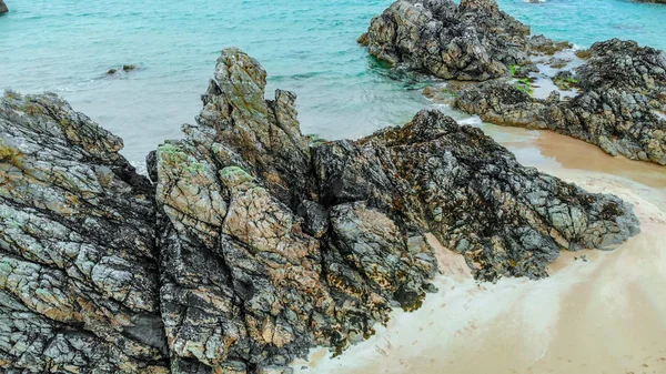 Traumhafter Sandstrand im schottischen Hochland — Stockfoto