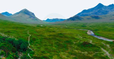 Şaşırtıcı İskoçya Highlands - havadan görünümü