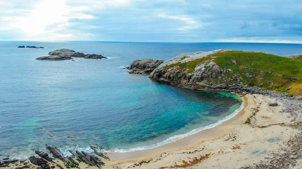 Пляж Шейгра в Шотландии - красивый пейзаж — стоковое фото