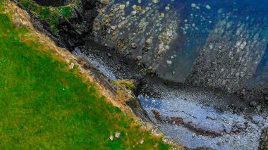 Yukarıdan İskoçya'nın dağlık