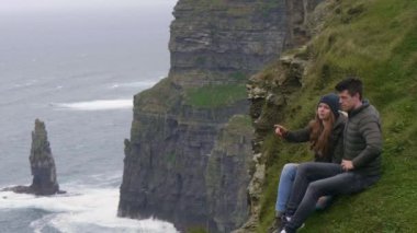 Moher Cliffs, nefes kesen sahne