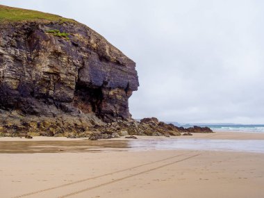 St Agnes Beach Cornwall - İngiltere'de bir sörfçü cennet