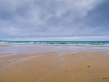 St Agnes Beach Cornwall - İngiltere'de bir sörfçü cennet