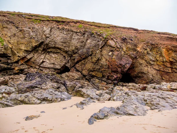 The rocks and amazing coastline at St Agnes in Cornwall — Stock Photo, Image