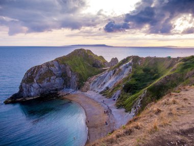 İngiltere'de Durdle kapıda güzel sahil