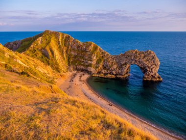 İngiltere'de - Durdle kapı Dorset yakınındaki en güzel yerleri