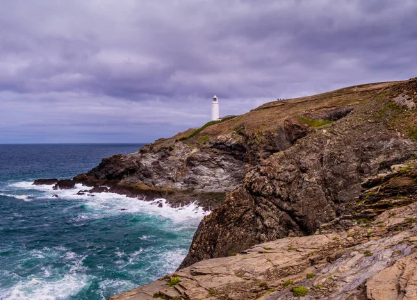 Cornovaglia Inghilterra - vista sullo splendido paesaggio costiero — Foto Stock