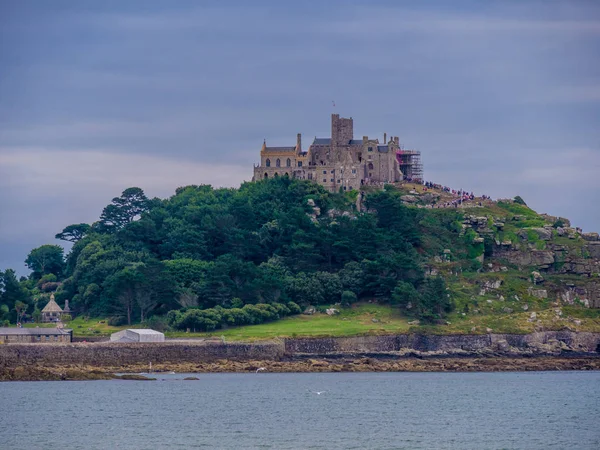 Monte San Michele sulla costa di Marazion in Cornovaglia — Foto Stock