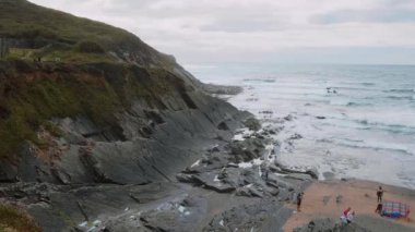 Crackington Haven Cornwall beach