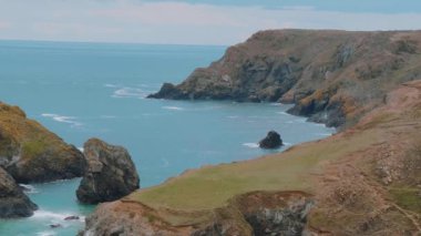 En güzel sahili Cornwall - Kynance koyu