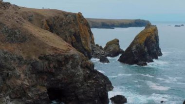 En güzel sahili Cornwall - Kynance koyu