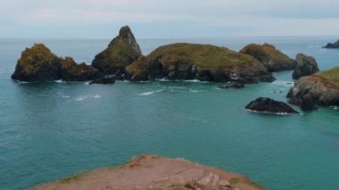 Kynance Cove - Cornwall harika bir yerde muhteşem manzara