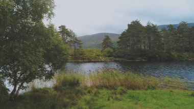 Coventry Yarımadası, güzel bir göl üzerinde havadan görünümü