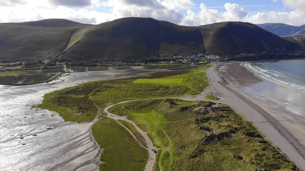 Rossbeigh beach irland von oben — Stockfoto