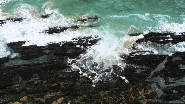 Yaban Atlantik Okyanusu su üzerinde havadan görünümü — Stok fotoğraf