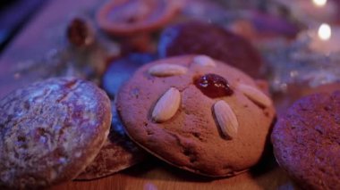 Noel için tipik geleneksel Alman lebkuchen gingerbread
