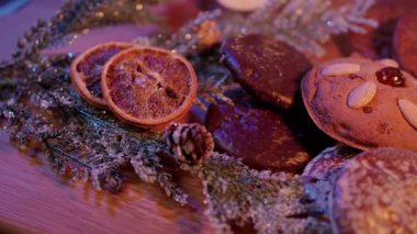 Noel arka plan güzel dekorasyon vurdu