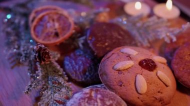 Noel için tipik geleneksel Alman lebkuchen gingerbread