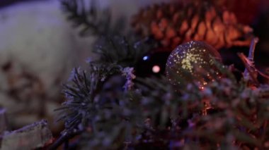 Noel arka plan güzel dekorasyon vurdu