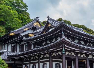 Kamakura Japonya'da ünlü Hase Dera Tapınağı