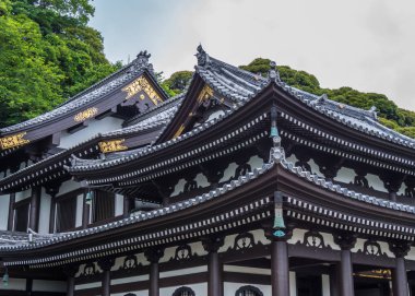 Kamakura Japonya'da ünlü Hase Dera Tapınağı