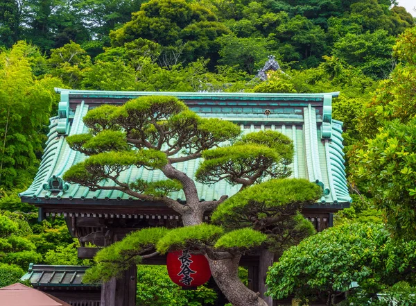 Templo Hase Dera famoso em Kamakura Japão — Fotografia de Stock