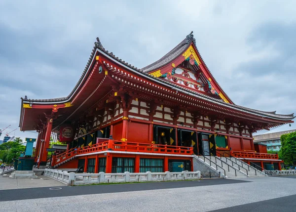 Tokyo 'daki en ünlü tapınak Asakusa' daki Senso-Ji Tapınağı. — Stok fotoğraf