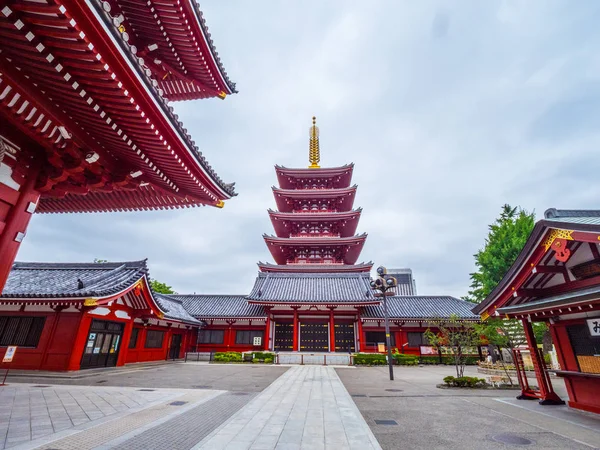 Temple le plus célèbre de Tokyo - Temple Senso-Ji à Asakusa — Photo