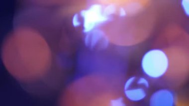 Mavi ve mor hareketli bokeh arka plan hareketli