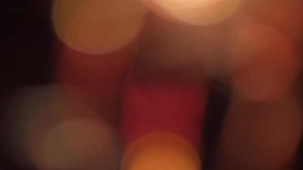 Барвистий рухливий фон боке — стокове відео