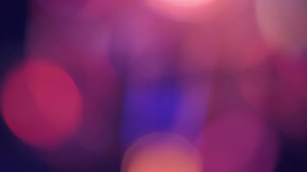 Sfondo bokeh rosso e blu in movimento — Video Stock