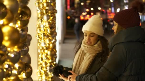 Christmas Shopping in New York een fascinerende ervaring — Stockvideo