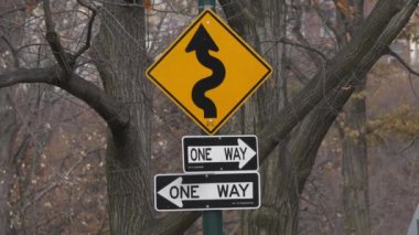 New York'ta bir yol işaretleri